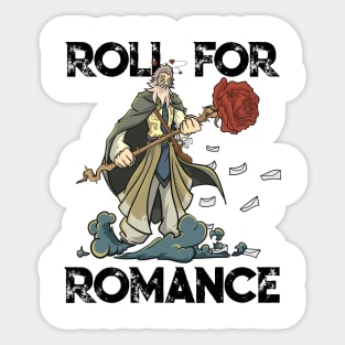 Roleplaying RPG Valentines Day TableTop D20 Dice Wizard Gift Sticker